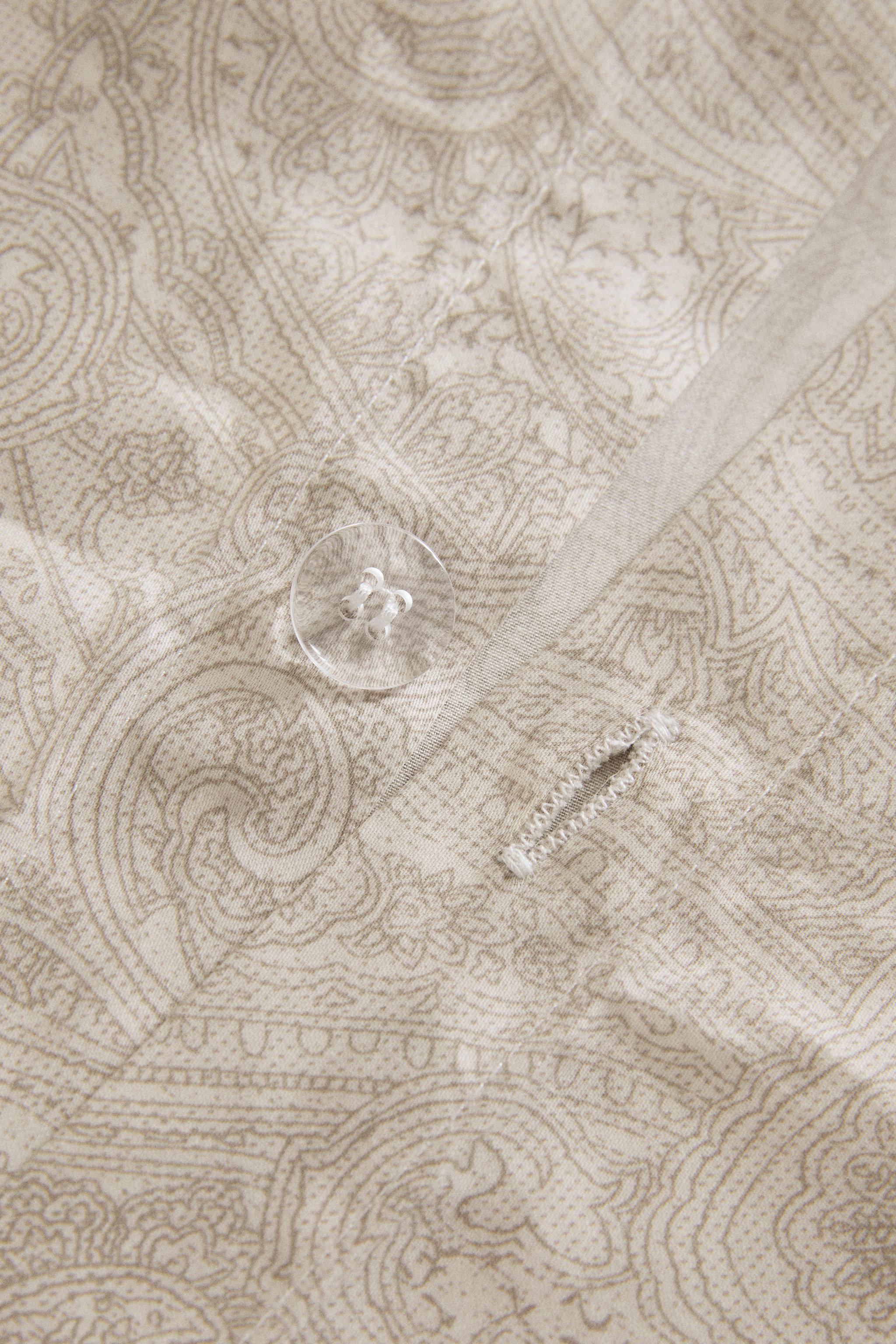 PAISLEY SATEEN DUVET COVER